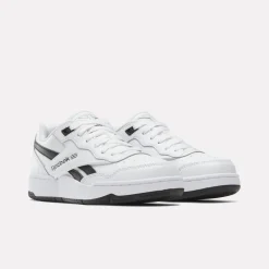 Reebok Juniors BB 4000 II Trainers in White Black