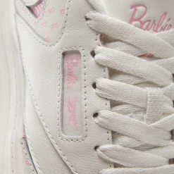 Reebok Juniors Reebok X Barbie Club C Trainers in White pink