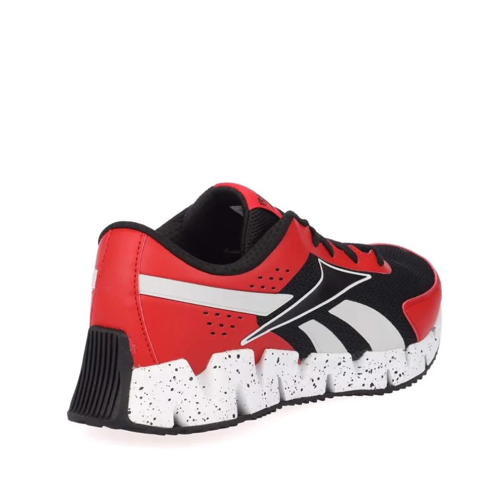 Reebok Juniors Zig Dynamica 2.0 Trainers in red white