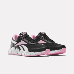 Reebok Juniors Zig Dynamica 2.0 Trainers in black pink