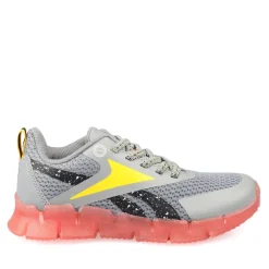 Reebok Juniors Zig N Glow Elastic Trainers in Grey