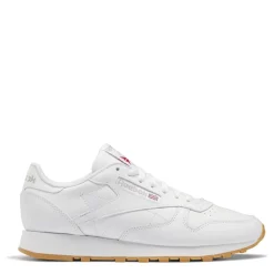 Reebok Mens Classic Leather Trainers in White