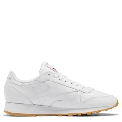 Reebok Mens Classic Leather Trainers in White