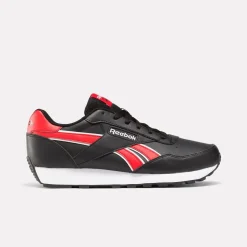 Reebok Rewind Run Trainers in Black white red