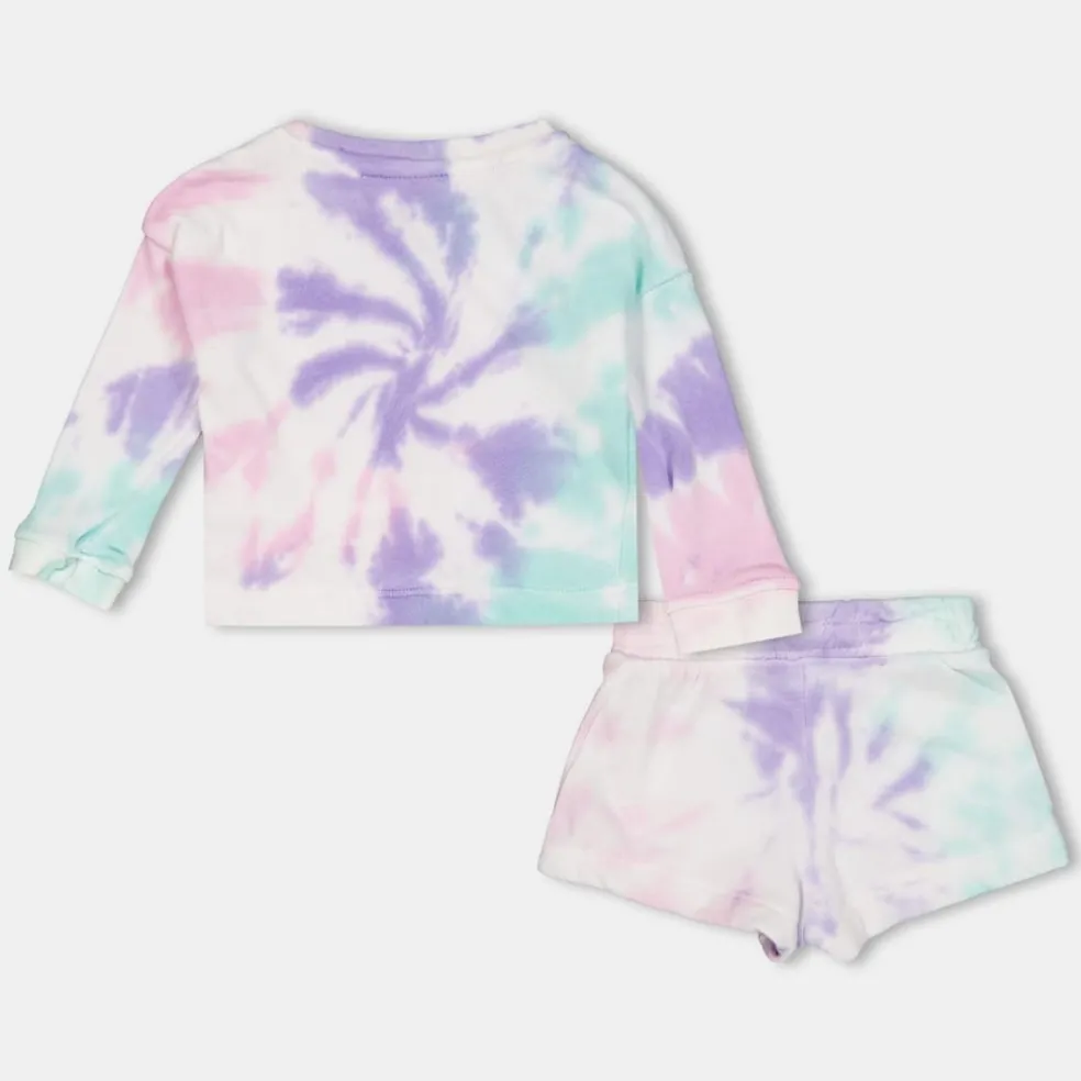 Reebok Tie Dye Set in Multi