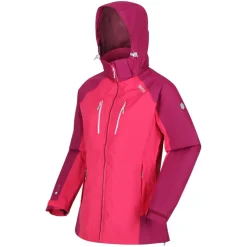 Regatta Calderdale IV Waterproof Durable Jacket in Pink