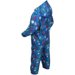 Regatta Infants Peppa Pig Pobble Waterproof Rainsuit in Blue
