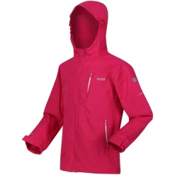 Regatta Juniors Calderdale II Waterproof Jacket in Pink