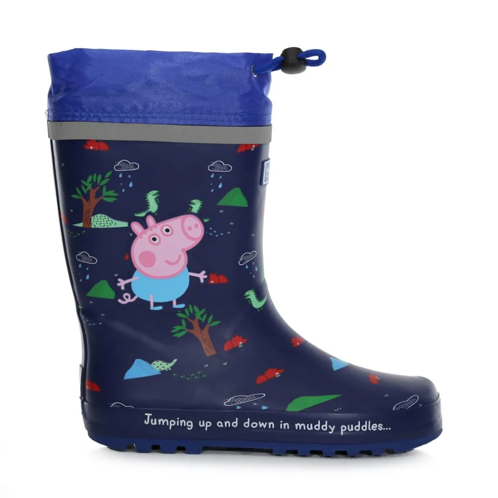 Regatta Juniors Peppa Splash Wellington Boots in Blue
