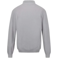 Regatta Keaton Cotton Half-Zip Sweater in Grey