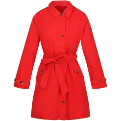 Regatta Madalyn Waterproof Tie Belt Coat in Red