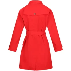 Regatta Madalyn Waterproof Tie Belt Coat in Red