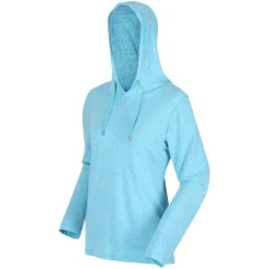 Regatta Maelys Coolweave Jersey Hoody in Blue