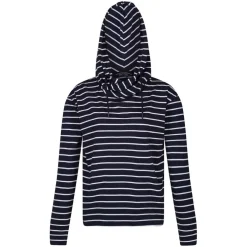 Regatta Monsal Striped Hoodie in Navy-White