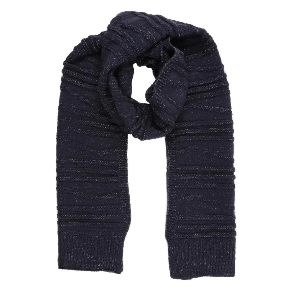 Regatta Multimix V Cable Knit Scarf in Navy