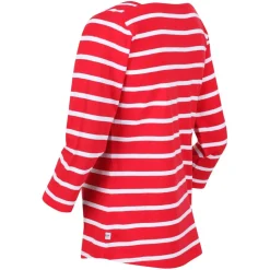 Regatta Polexia Cotton 3/4 Top in red white