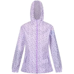 Regatta Printed Pack It Waterproof Packable Jacket in Purple