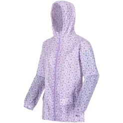 Regatta Printed Pack It Waterproof Packable Jacket in Purple