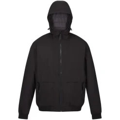 Regatta Renly Waterproof Hooded Jacket in Black