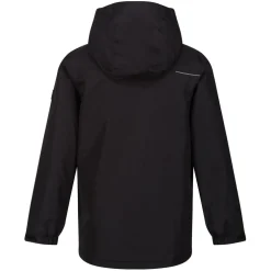 Regatta Salman Waterproof Jacket Unisex Kids in Black