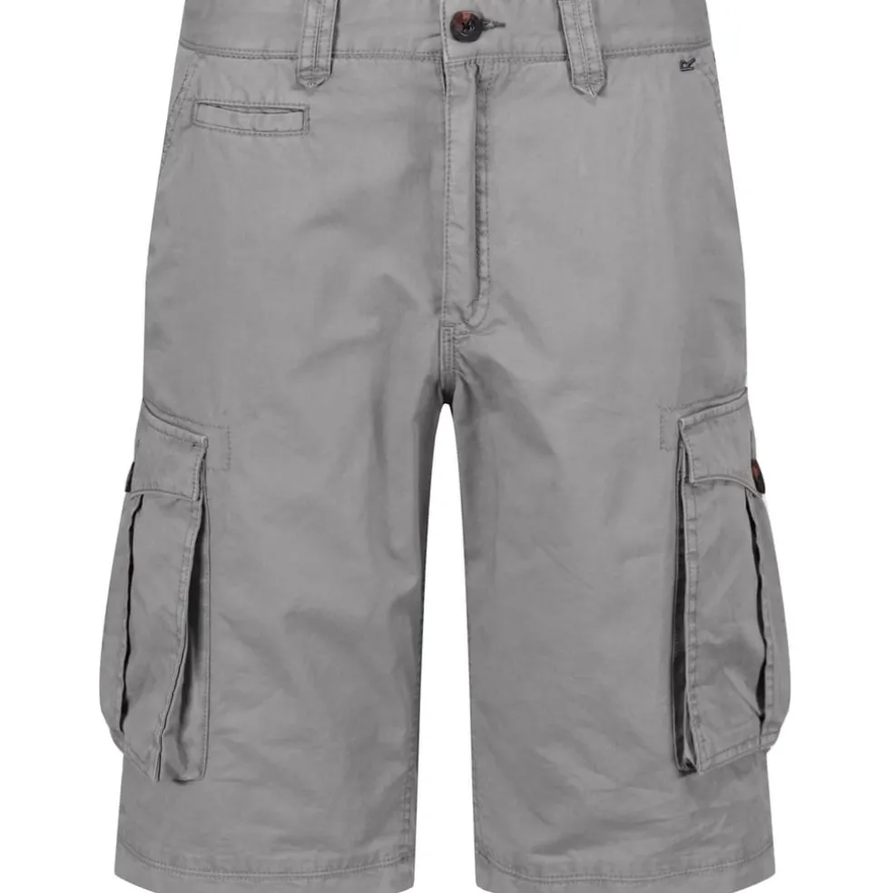 Regatta Shorebay Vintage Look Cargo Shorts in Grey