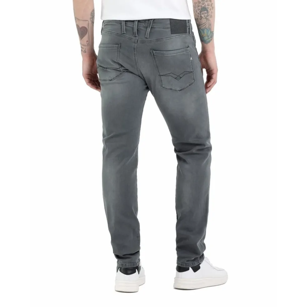Replay Anbass Slim Fit Jean in Grey
