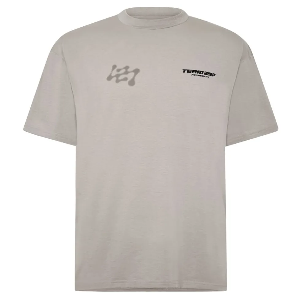 Represent 247 Future Terrains T-Shirt in Grey