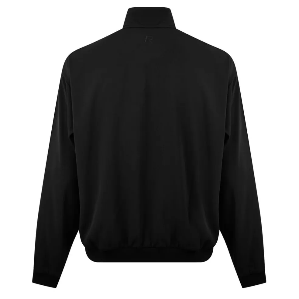 Represent Initial Knitted Track Jacket in Black