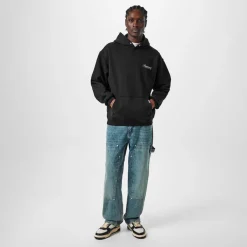 Represent Owners Script Hoodie in Black