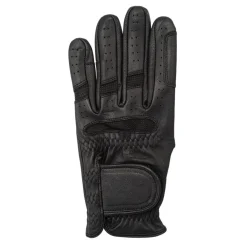 Requisite Leather Horse Riding Glove in Black