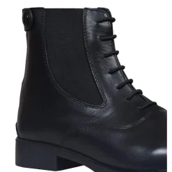 Requisite Tulsi Leather Zipper Bt Ld61 in Black