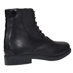 Requisite Tulsi Leather Zipper Bt Ld61 in Black