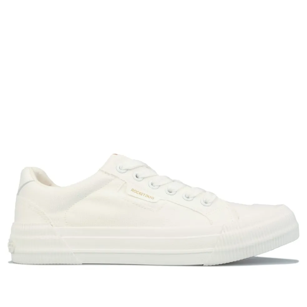 Rocket Dog Cheery Canvas Pumps in White