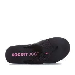 Rocket Dog Diver Wedge Sandals in Black