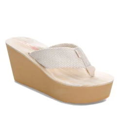Rocket Dog Diver Wedge Sandals in Cream
