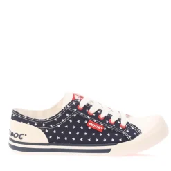 Rocket Dog Jazzin Spangle Banner Pumps in Red navy