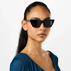 Saint Laurent 276 Mica Sunglasses in Black