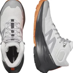 Salomon Mens Elixir Activ Mid GorE-Tex Walking Shoe in Grey