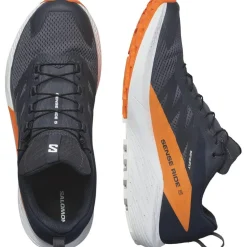 Salomon Mens Sense Ride 5 Goretex Trail Running Shoes in Blue