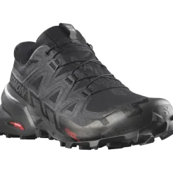 Salomon Mens Speedcross 6 Goretex Trail Running Shoes in Black