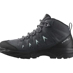 Salomon Womens X Braze Mid GorE-Tex Walking Shoe in Black