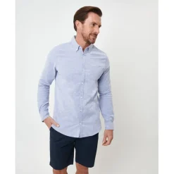Saltwell Shirt Lslv in Blue
