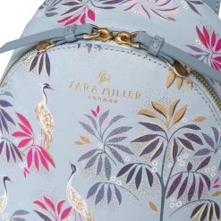 Sara Miller London Mini Floral Patterned Backpack in Blue