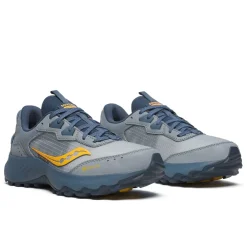 Saucony Aura Trail Goretex Low Top Sneakers in Grey