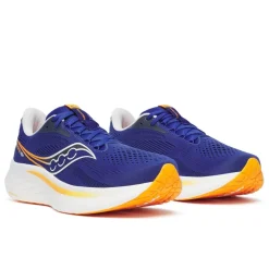 Saucony Mens Ride 18 Running Shoes in Blue