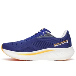 Saucony Mens Ride 18 Running Shoes in Blue