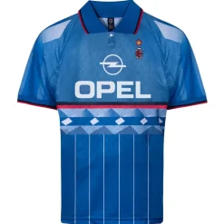 Score Draw Ac Milan Fourth Shirt 1995 96 Adults in Blue