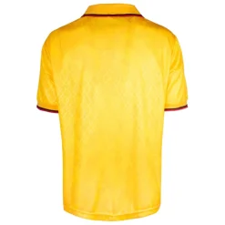 Score Draw Ac Milan Retro Third Shirt 96 Adults in Yellow