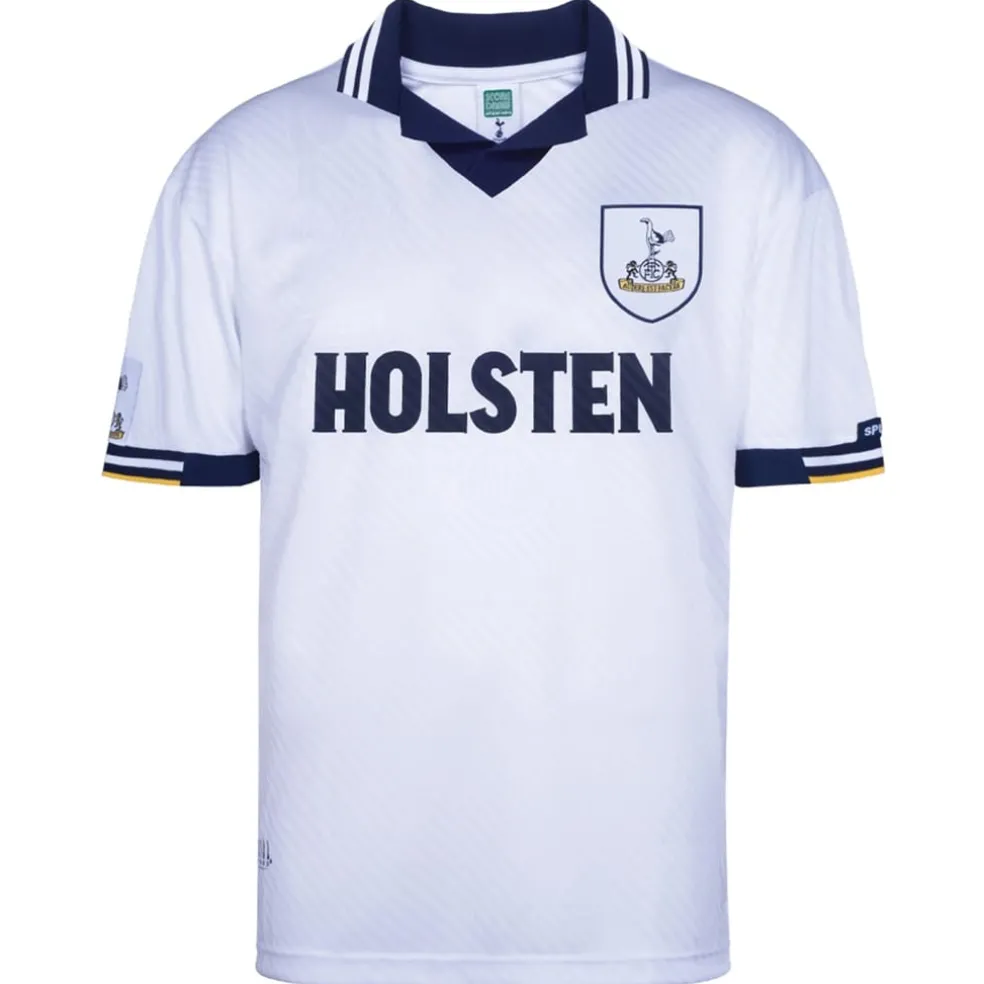 Score Draw Tottenham Hotspur Away Shirt 1994 Adults in White