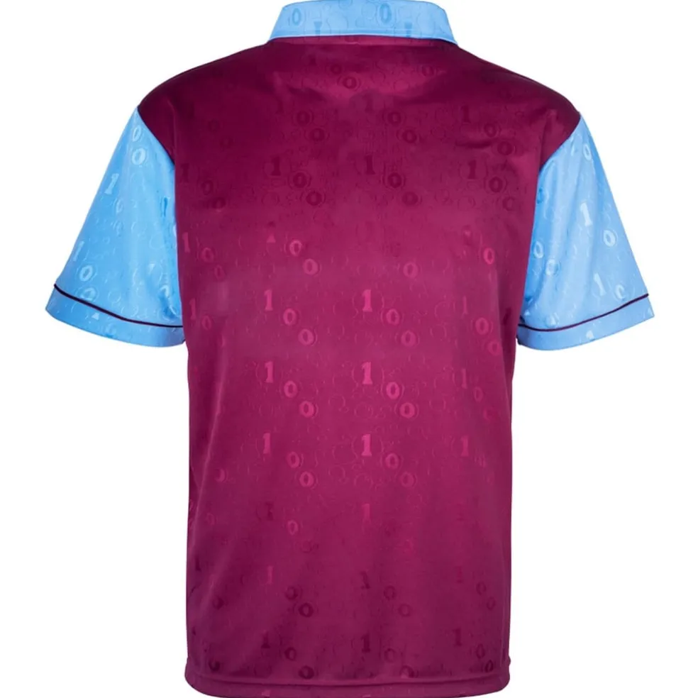 Score Draw West Ham United Home Centenary Shirt 1995 Adults in Red